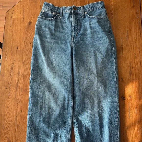 Madewell The Perfect Vintage Wide-Leg Crop Jean Size 29 - Picture 1 of 10